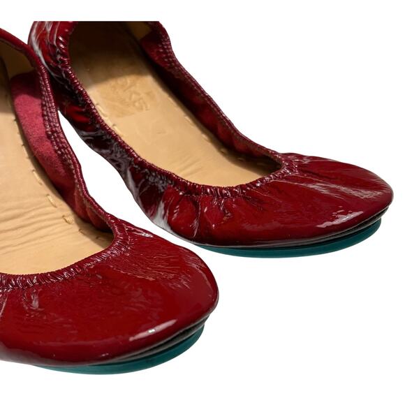 Tieks by Gavrieli RUBY RED PATENT 100% Leather Ballet Flats Shoes Size 7 $220 - Picture 7 of 14